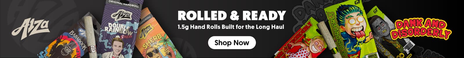 1. Homepage: A1ZA/Dank & Disorderly Hand Rolls